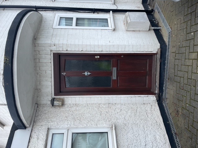 Temporary entrance to the Bexleyheath Osteopath Practice